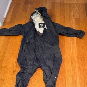 REI Navy Infant Rainsuit